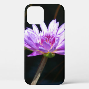 Purple Waterlily Lotus Flower phone case