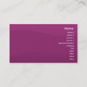 Purple Wave - Business Card