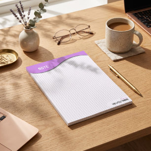 Purple Wave "Enjoy Little Things" Grid Dot Notes