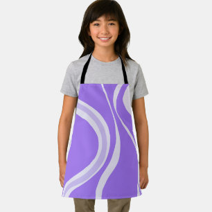 Purple Waves Apron