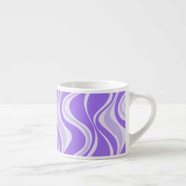 Purple Waves Espresso Cup (Right)