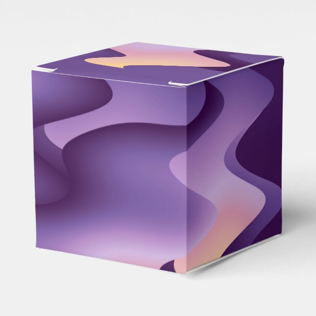 Purple waves favour box (Front Side)