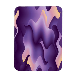 Purple waves magnet
