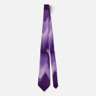 Purple waves tie