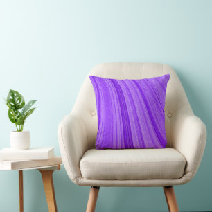 Purple Wavy Glitter Cushion