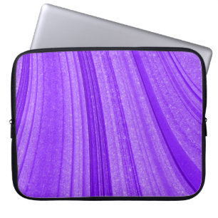 Purple Wavy Glitter Laptop Sleeve