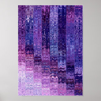 Purple Weave Poster