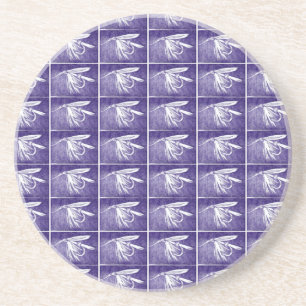 Purple Wet Fly Pattern Trout Fly Coaster