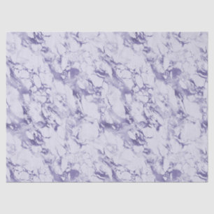 Purple White Abstract Marble Tissue Paper