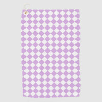 Purple White Chequered Diamond Pattern