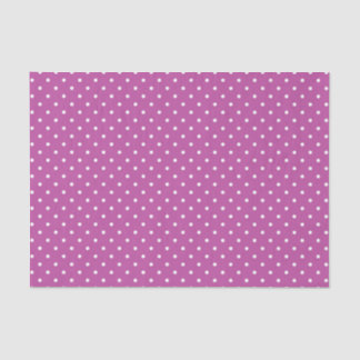 PURPLE & WHITE EASTER POLKA DOTS TISSUE PAPER