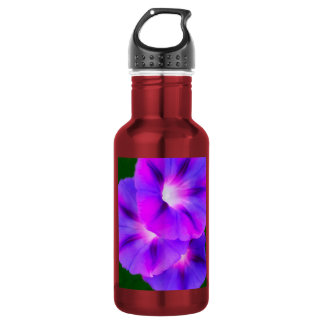 Purple White Floral 532 Ml Water Bottle