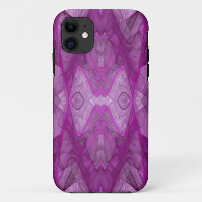 Purple & White iPhone 5 Custom Case-Mate ID Case (Back)