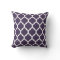 Purple & White Moroccan Lattice
