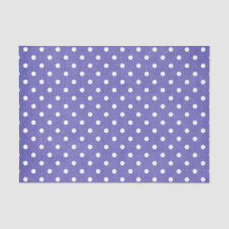 PURPLE & WHITE POLKA DOTS  TISSUE PAPER
