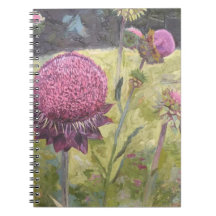 Purple Wild Flowers Notebook