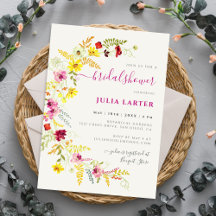 Purple Wild Orchid Flowers Wreath Bridal Shower
