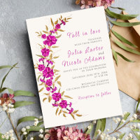 Purple Wild Trumpet Vine Flower Garden Wedding