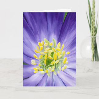 Purple Wildflower Card