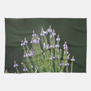 Purple Wildflower Tea Towel