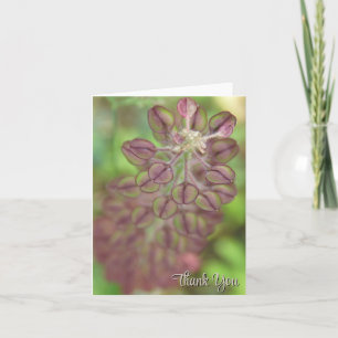 Purple Wildflower - Thank You Card