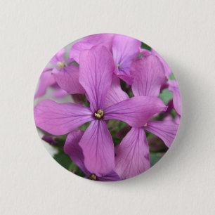 Purple Wildflowers Button