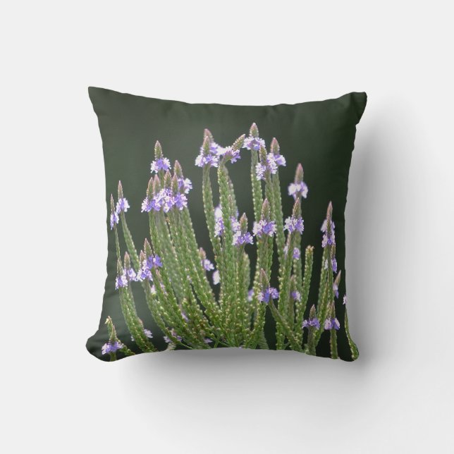 Purple Wildflowers Cushion (Front)