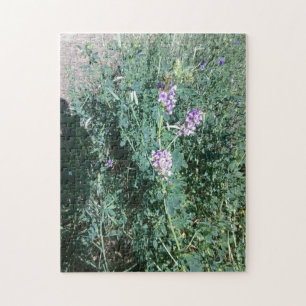 Purple Wildflowers Jigsaw Puzzle