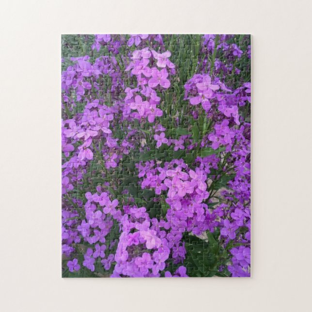 Purple Wildflowers Jigsaw Puzzle (Vertical)