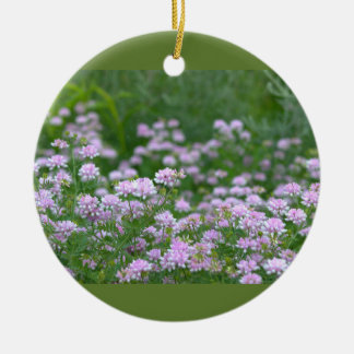 Purple Wildflowers Photo Ornament