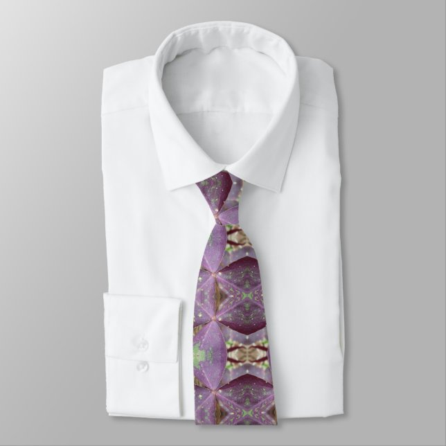 Purple Wings Tie (Tied)