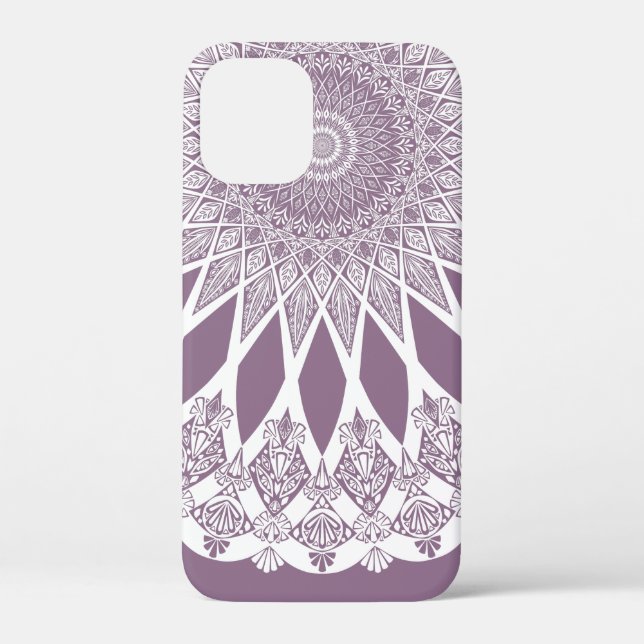 Purple Wisteria Tristyns Mandala Case-Mate iPhone Case (Back)