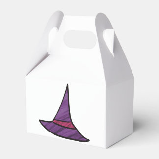 Purple Witch Hat Magic Halloween Party Favour Box