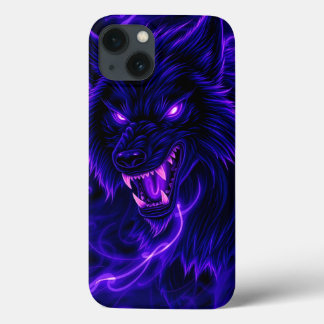 Purple Wolf  iPhone 13 Case