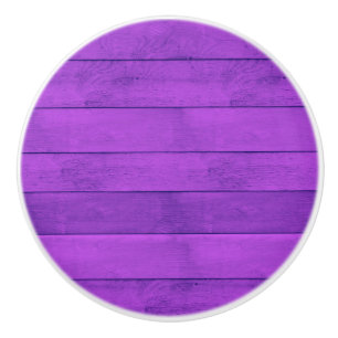 Purple Wood Ceramic Pull