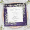 Purple Wood String Lights Greenery Bridal Shower