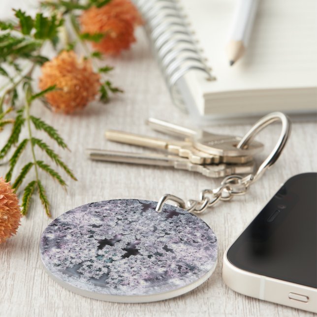 Purple World Key Ring (Front Right)