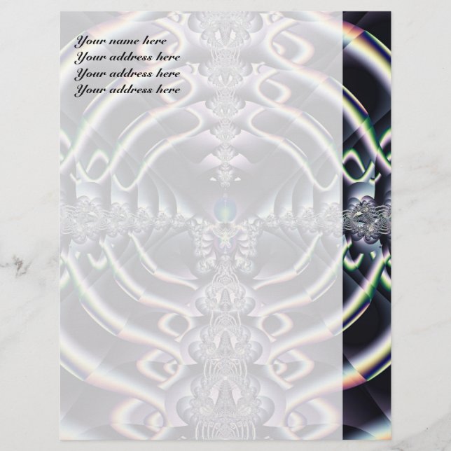 Purple World Letterhead Design (Front)