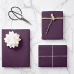 Purple Wrapping Paper Sheets<br><div class="desc">Three sheets with one colour of dark grape purple. This is a complimenting colour to our Pink Magenta Black Gold wrapping products. Purple Wrapping Paper Sheets. See our collection for more gorgeous artwork and colours. Great for a dark and moody theme.</div>