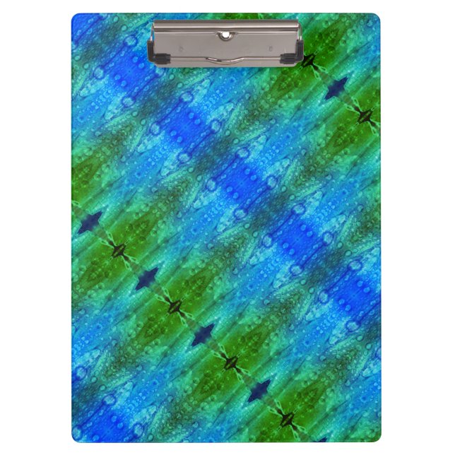 Purple X GL Ikat 7 Clipboard (Front)