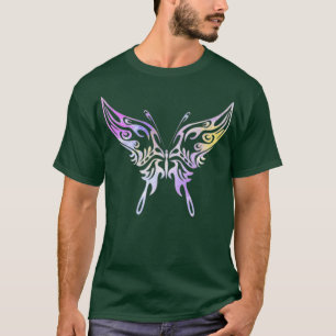 Purple Yellow Butterfly Science Lovers Graphic T-Shirt