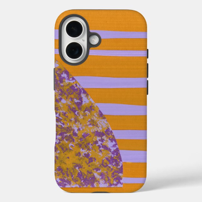 Purple Yellow Flower Case-Mate iPhone Case (Back)