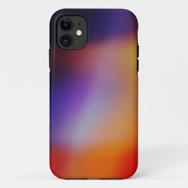 Purple Yellow Red & Orange Abstract iphone 11 Case (Back)