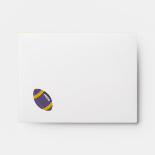 Purple, Yellow, & White Wedding Thank You Envelope