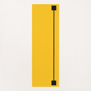 purple & yellow yoga mat