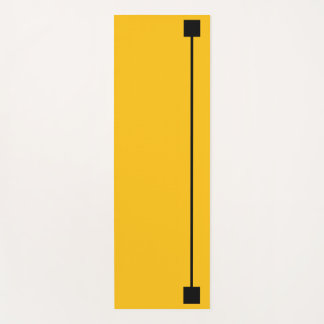 purple & yellow yoga mat