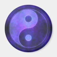 Purple Yin Yang Symbol