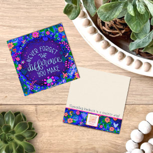 Purple You Make A Difference Kindness Cards