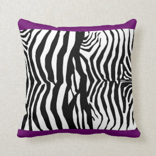 Purple Zebra Cushion