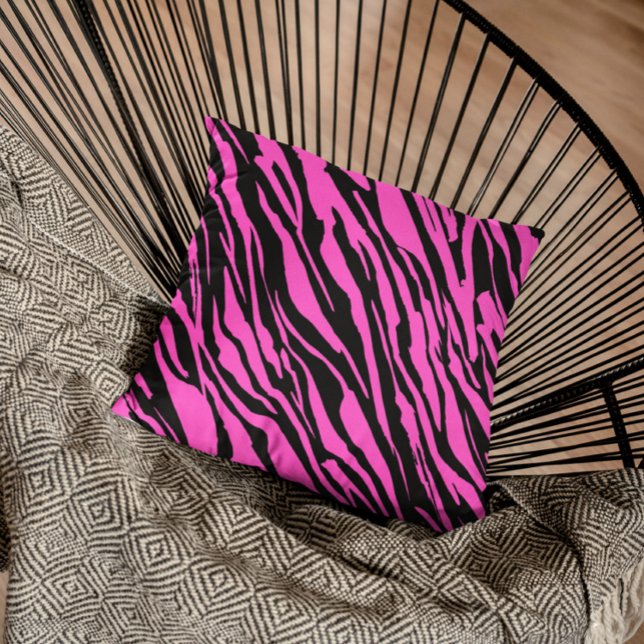 purple Zebra Glittery Pattern  Cushion (Creator Uploaded)